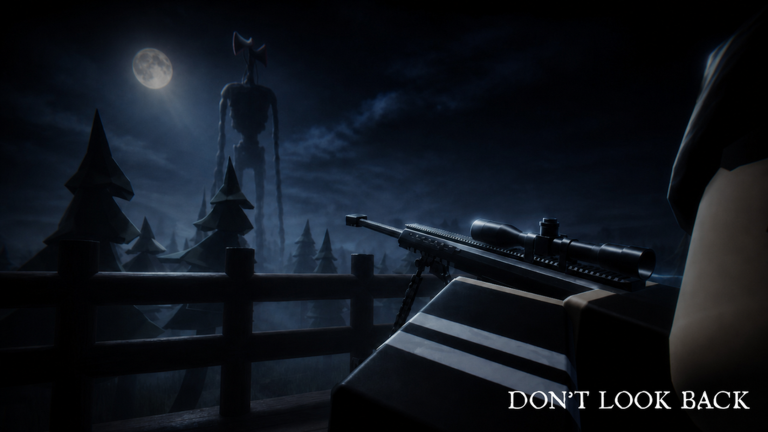 DON'T LOOK BACK official Roblox cover art